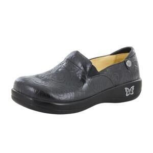 Alegria Keli Pro Night Rosette Women's Shoes Black Leather Size 42/ 11.5